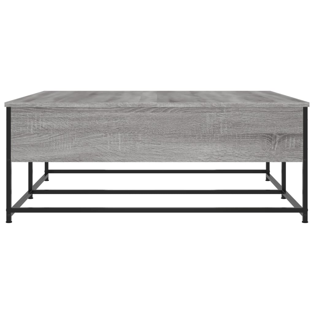 Konferenční Stolek Šedý Sonoma 100X99X40 Cm Kompozitní Dřevo