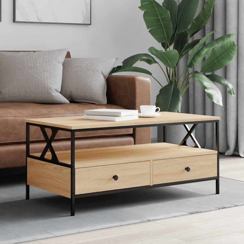 Konferenční Stolek 100X51X45 Cm Kompozitní Dřevo