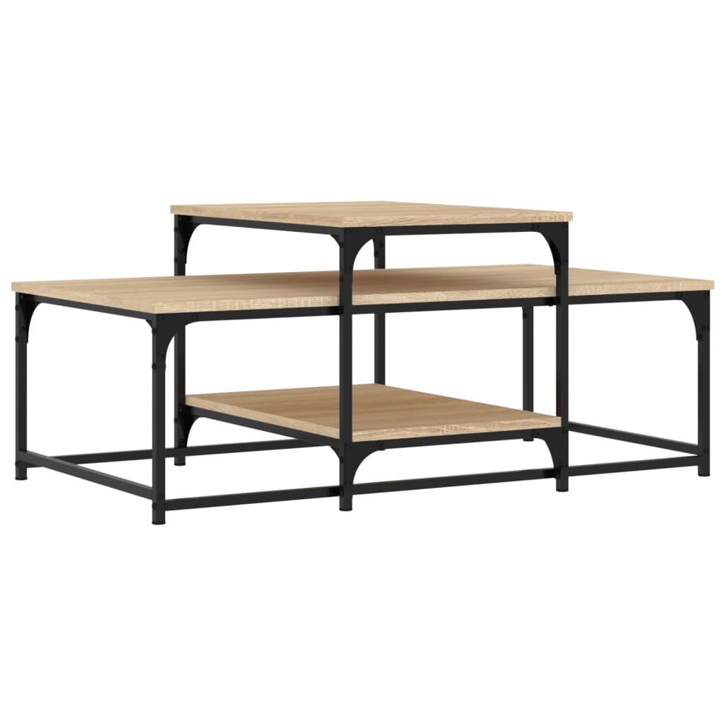 Konferenční Stolek 102 X 60 X 45 Cm Kompozitní Dřevo