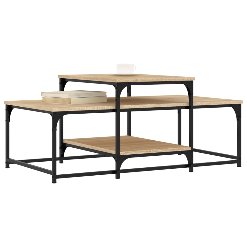 Konferenční Stolek 102 X 60 X 45 Cm Kompozitní Dřevo