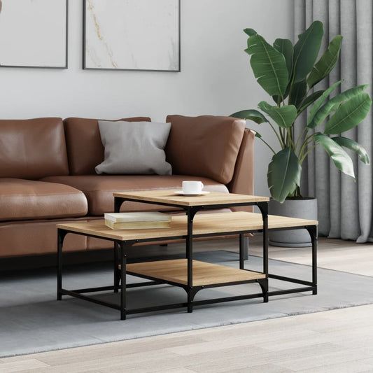 Konferenční Stolek 102 X 60 X 45 Cm Kompozitní Dřevo