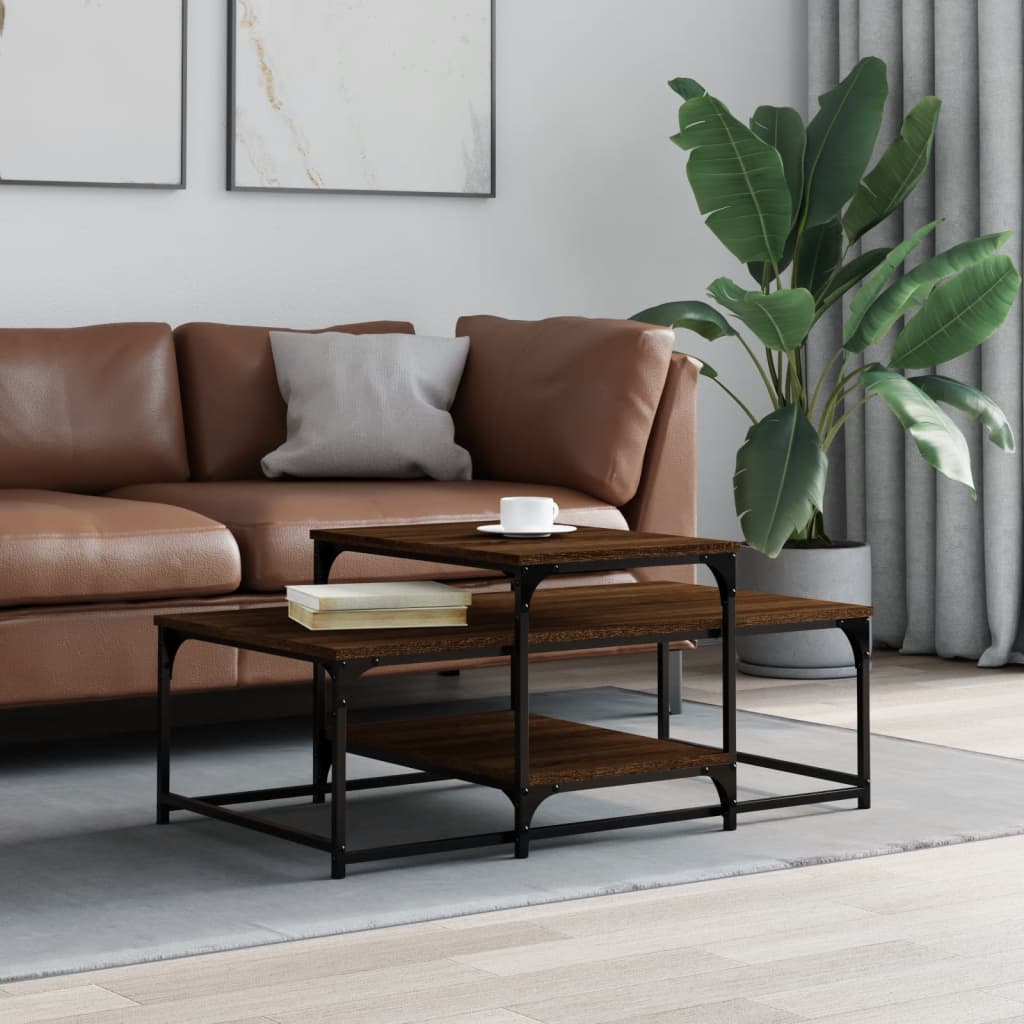Konferenční Stolek 102 X 60 X 45 Cm Kompozitní Dřevo