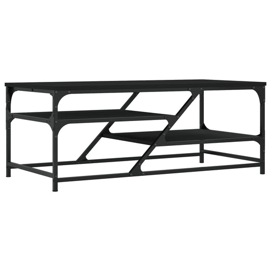 Konferenční Stolek Černý 100 X 49 X 40 Cm Kompozitní Dřevo