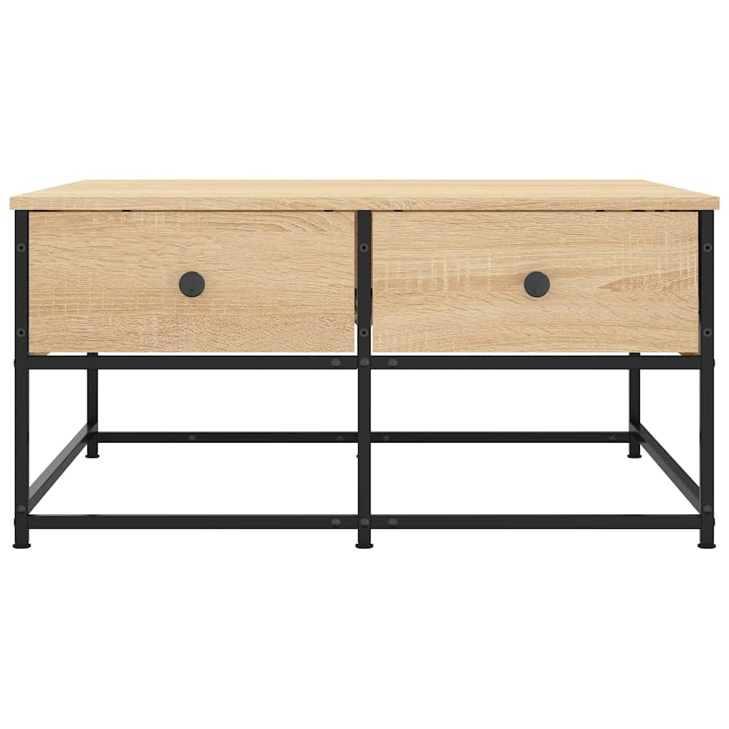 Konferenční Stolek Dub Sonoma 80 X 80 X 40 Cm Kompozitní Dřevo