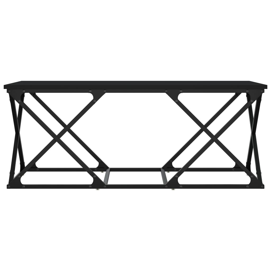 Konferenční Stolek Černý 100 X 49 X 40 Cm Kompozitní Dřevo