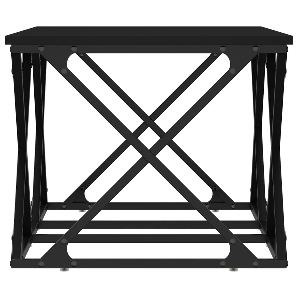 Konferenční Stolek Černý 100 X 49 X 40 Cm Kompozitní Dřevo