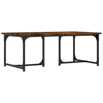 Konferenční Stolek Kouřový Dub 90 X 50 X 35 Cm Kompozitní Dřevo