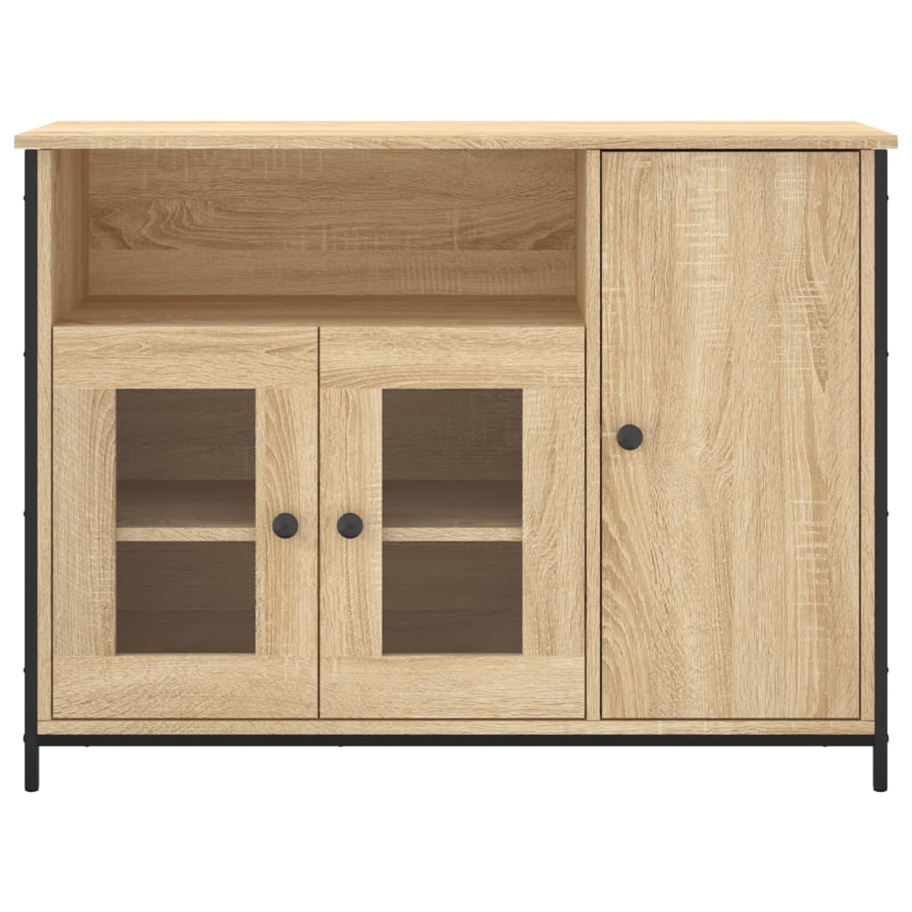 Příborník Dub Sonoma 100 X 35 X 75 Cm Kompozitní Dřevo
