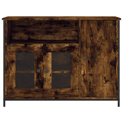 Příborník Kouřový Dub 100 X 35 X 75 Cm Kompozitní Dřevo