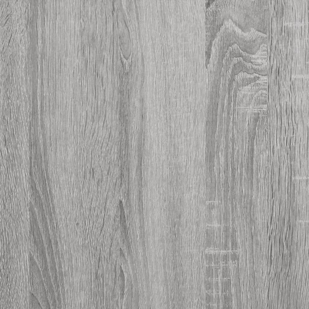 Příborník Šedý Sonoma 100 X 35 X 70 Cm Kompozitní Dřevo