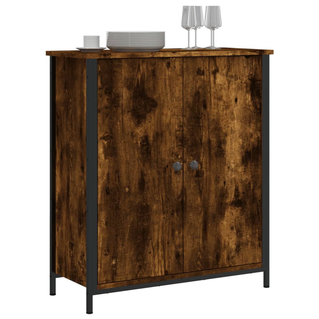 Příborník Kouřový Dub 70 X 30 X 80 Cm Kompozitní Dřevo
