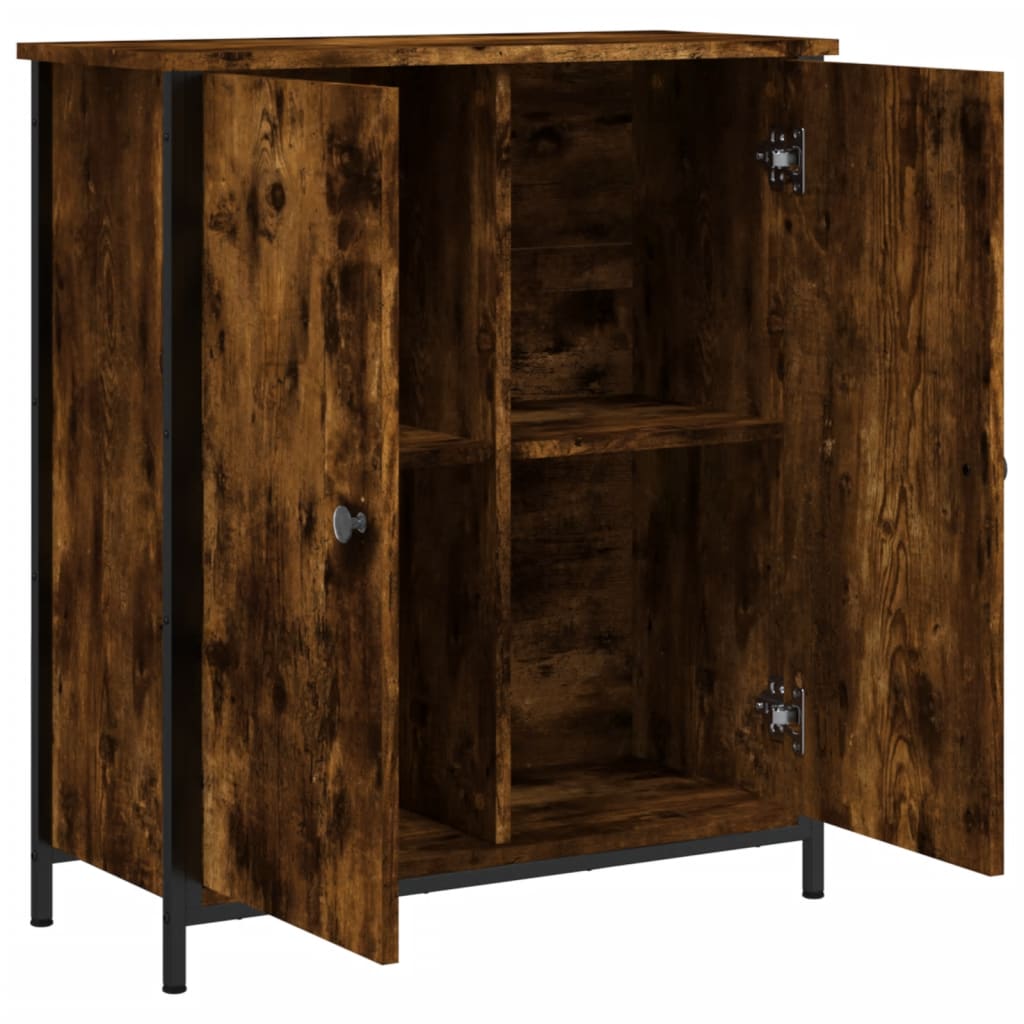 Příborník Kouřový Dub 70 X 30 X 80 Cm Kompozitní Dřevo