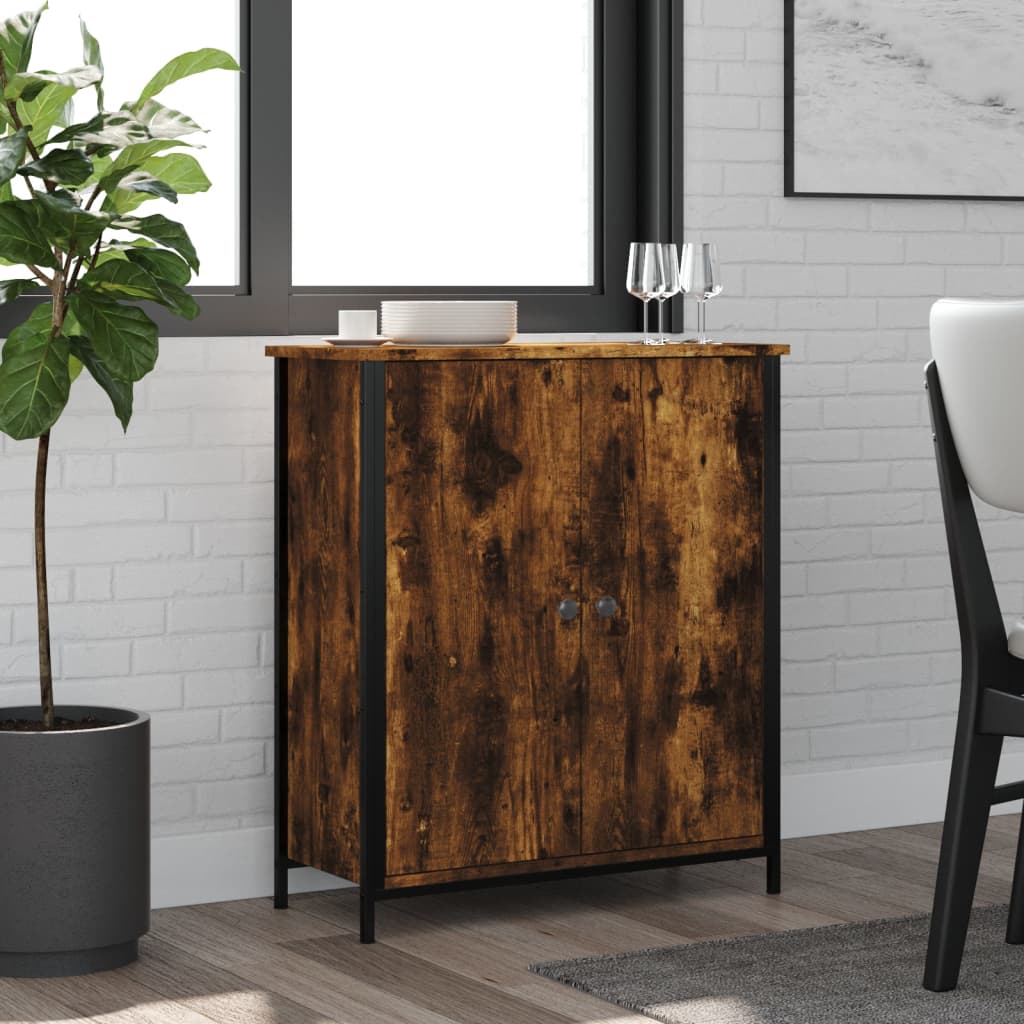 Příborník Kouřový Dub 70 X 30 X 80 Cm Kompozitní Dřevo
