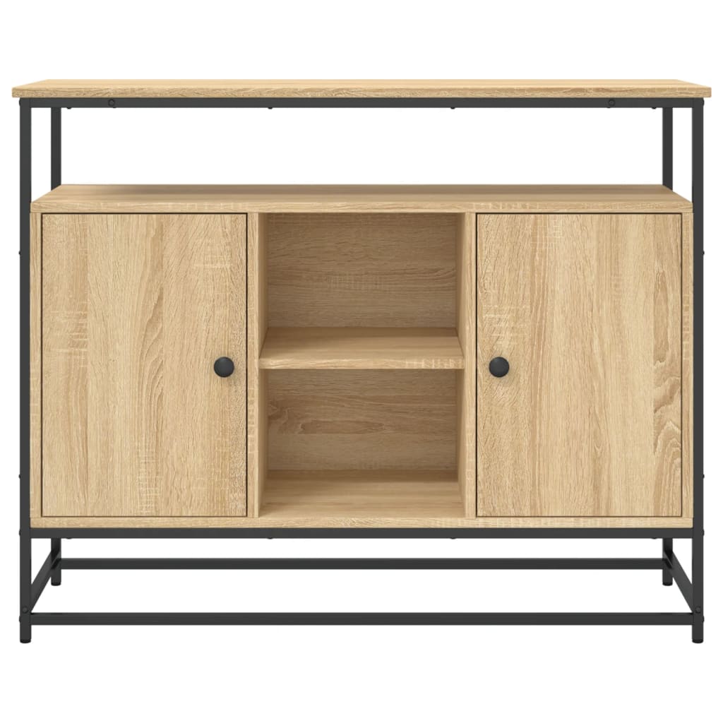 Příborník Dub Sonoma 100 X 35 X 80 Cm Kompozitní Dřevo