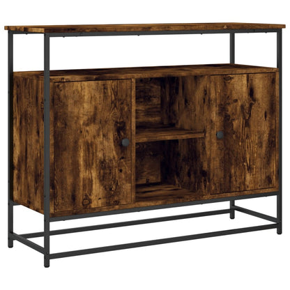 Příborník Kouřový Dub 100 X 35 X 80 Cm Kompozitní Dřevo