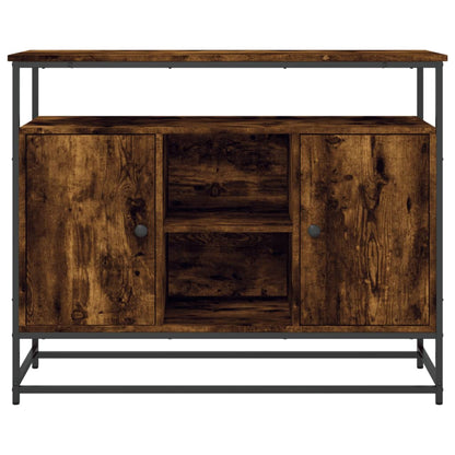 Příborník Kouřový Dub 100 X 35 X 80 Cm Kompozitní Dřevo