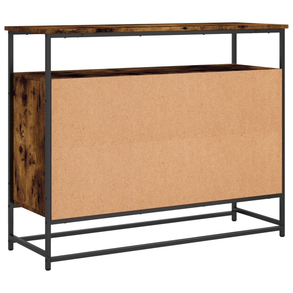 Příborník Kouřový Dub 100 X 35 X 80 Cm Kompozitní Dřevo
