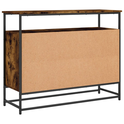 Příborník Kouřový Dub 100 X 35 X 80 Cm Kompozitní Dřevo