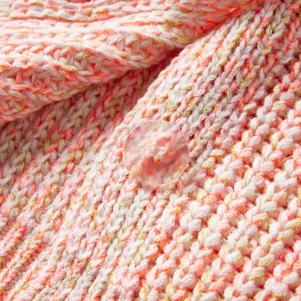 Dětský Pletený Cardigan Mix Růžové 128