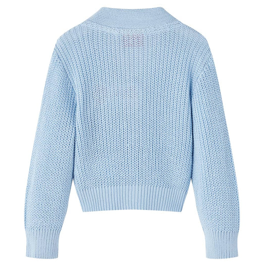 Dětský Pletený Cardigan Modrý 92
