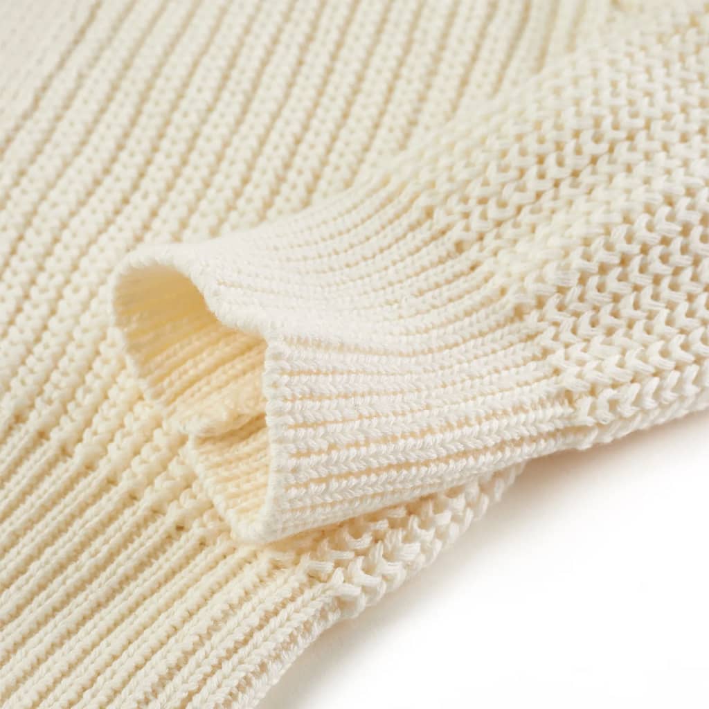 Dětský Pletený Cardigan Sněhově Bílý 104