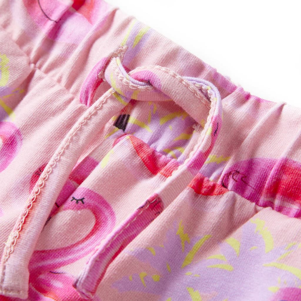 Dětské Kraťasy Se Šňůrkou Světle Růžové 128