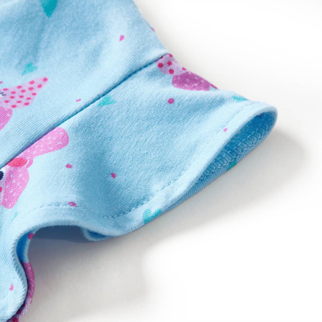 Dětské Šaty S Knoflíčky Bez Rukávů Modré 104