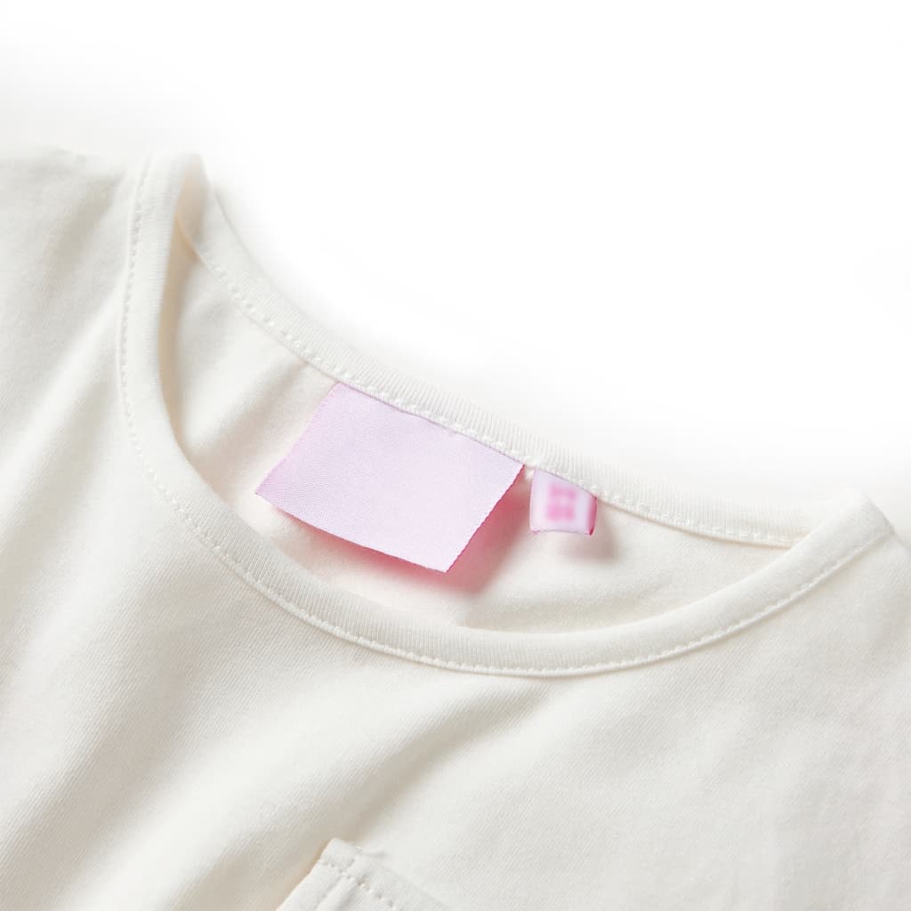 Dětské Šaty S Krátkým Rukávem Ecru 92