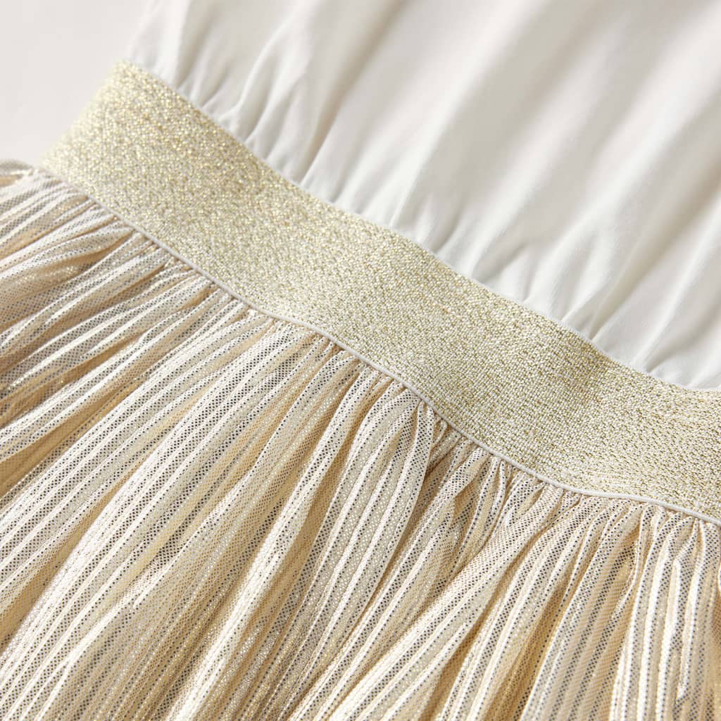 Dětské Šaty S Krátkým Rukávem Ecru 92