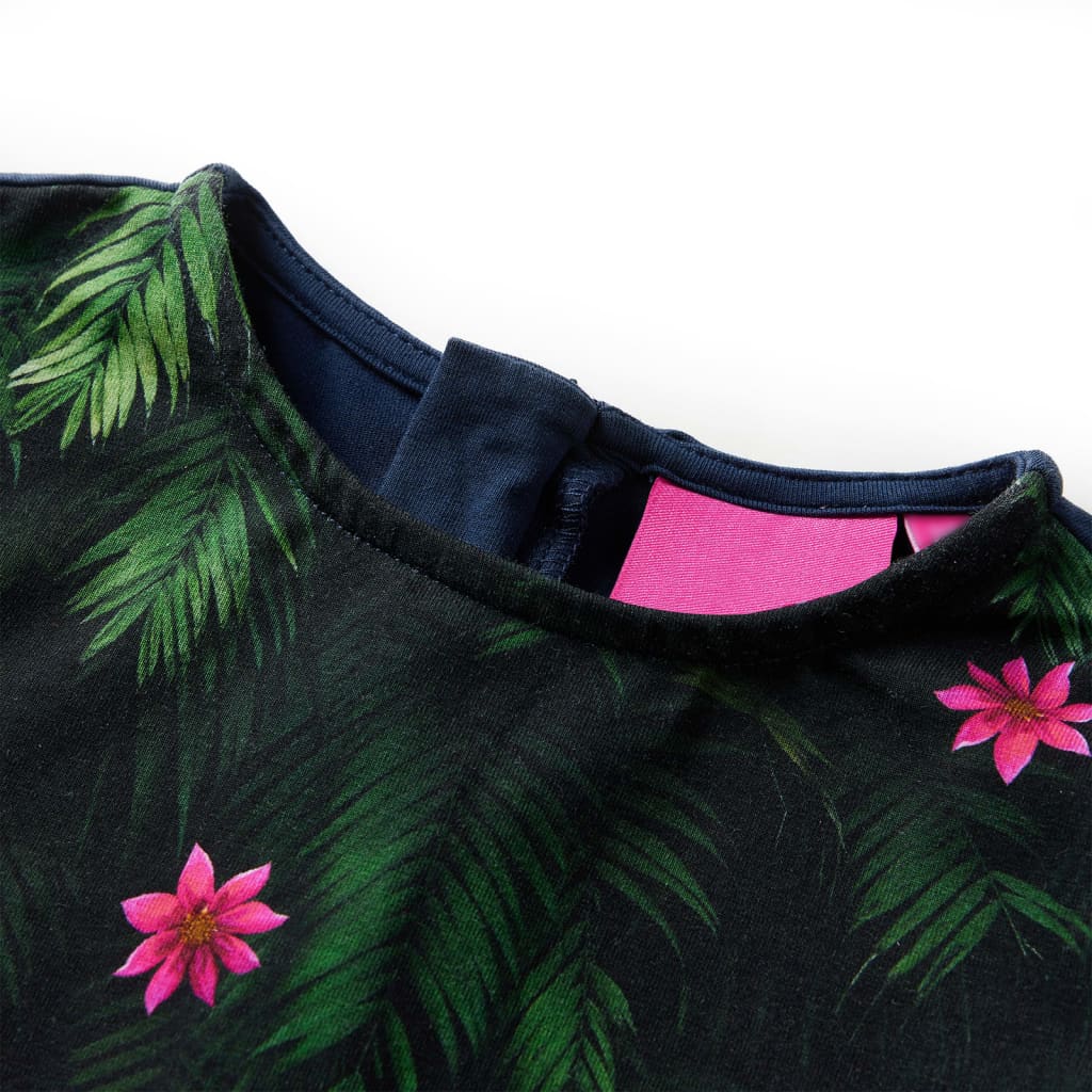 Dětské Šaty S Dlouhým Rukávem Námořnicky Modré 92