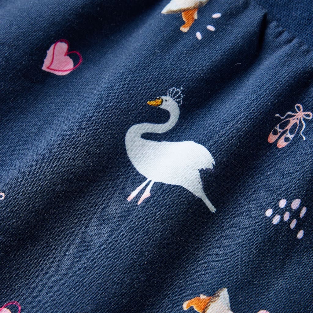 Dětské Šaty S Dlouhým Rukávem Námořnicky Modré 128