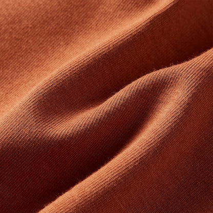 Dětské Šaty S Dlouhým Rukávem Koňakové 104