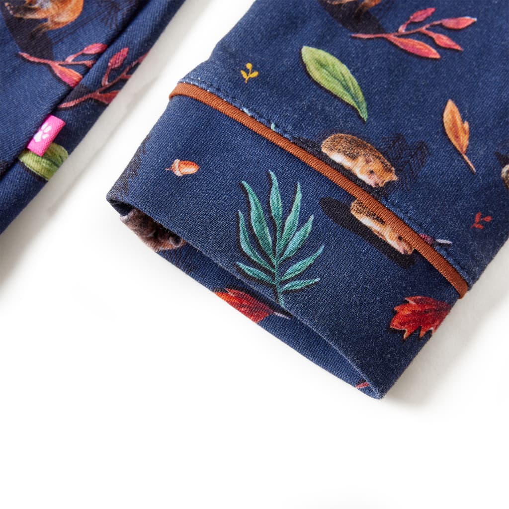 Dětské Šaty S Dlouhým Rukávem Námořnicky Modré 116