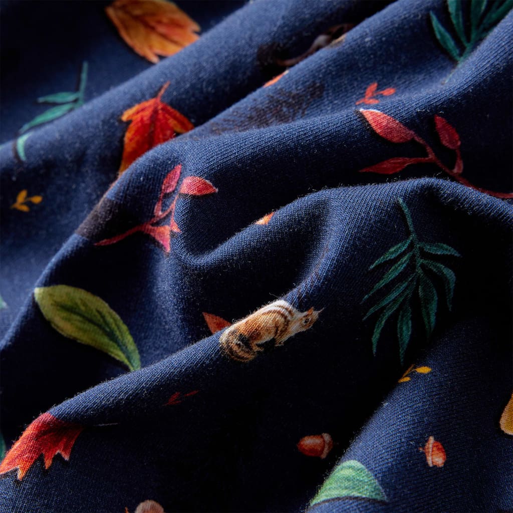 Dětské Šaty S Dlouhým Rukávem Námořnicky Modré 116