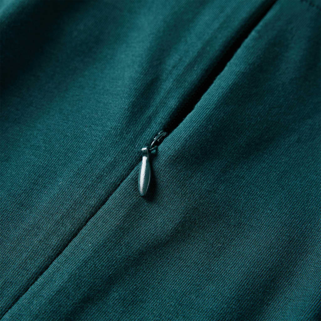 Dětské Šaty S Dlouhým Rukávem Tmavě Zelené 128