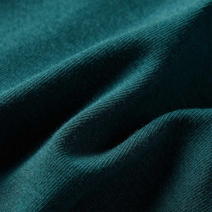 Dětské Šaty S Dlouhým Rukávem Tmavě Zelené 128