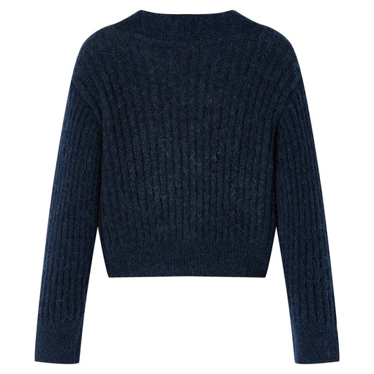 Dětský Pletený Cardigan Námořnicky Modrý 140