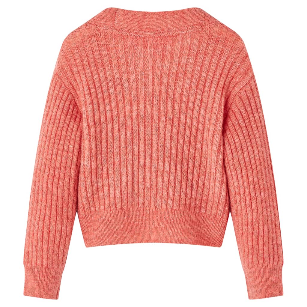 Dětský Pletený Cardigan Středně Růžový 104