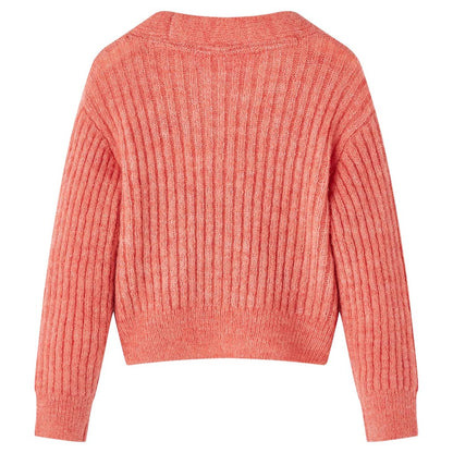 Dětský Pletený Cardigan Středně Růžový 104