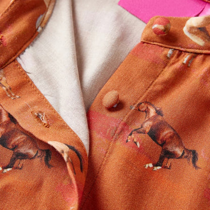 Dětské Šaty Koňakové 104