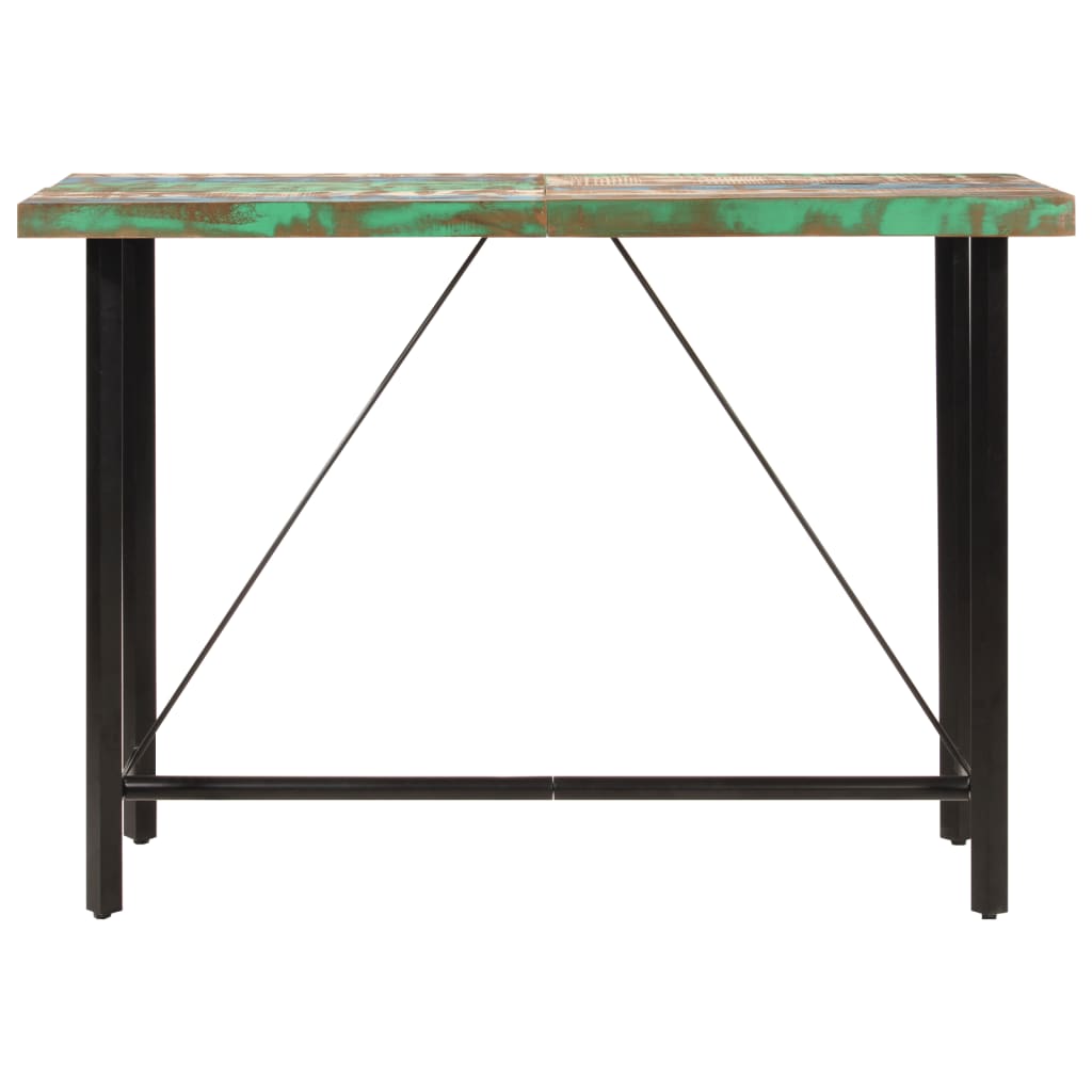 Barový Stůl 150 X 70 X 107 Cm Masivní Recyklované Dřevo