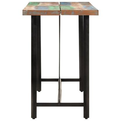 Barový Stůl 150 X 70 X 107 Cm Masivní Recyklované Dřevo