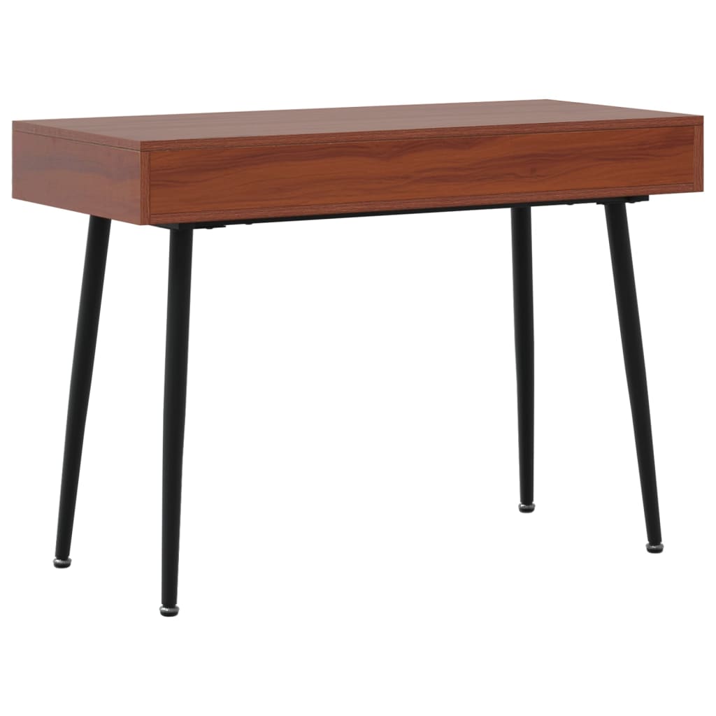 Počítačový Stůl Se Zásuvkou Hnědý 110X50X75 Cm Kompozitní Dřevo