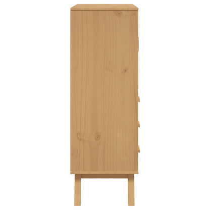 Skříň Olden 85 X 43 X 125 Cm Masivní Borové Dřevo