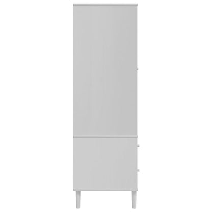 Šatní Skříň Senja Ratanový Vzhled 90X55X175 Cm Borovice