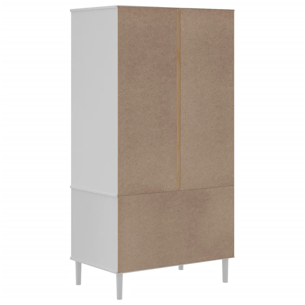 Šatní Skříň Senja Ratanový Vzhled 90X55X175 Cm Borovice