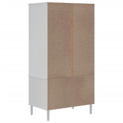 Šatní Skříň Senja Ratanový Vzhled 90X55X175 Cm Borovice