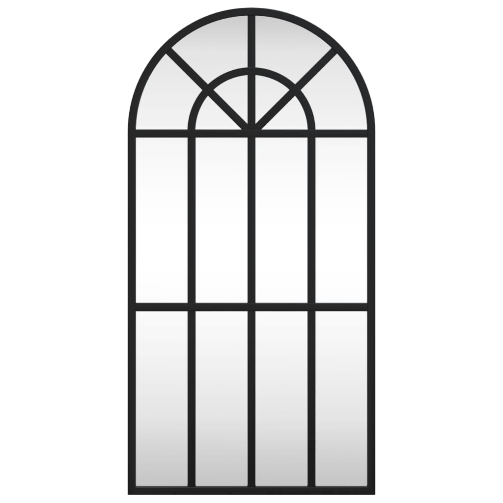 Nástěnné Zrcadlo Černé Oblouk Železo