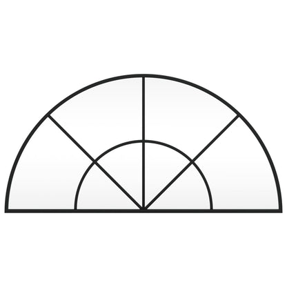 Nástěnné Zrcadlo Černé Oblouk Železo