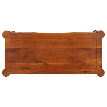 Psací Stůl Se Zásuvkami 110 X 50 X 76 Cm Masivní Akáciové Dřevo